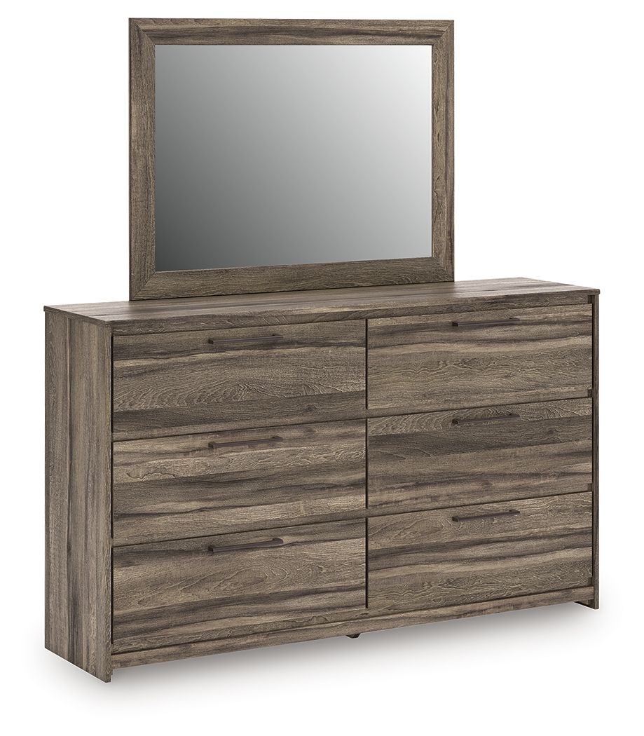 Baystorm - Dresser And Mirror - Brown