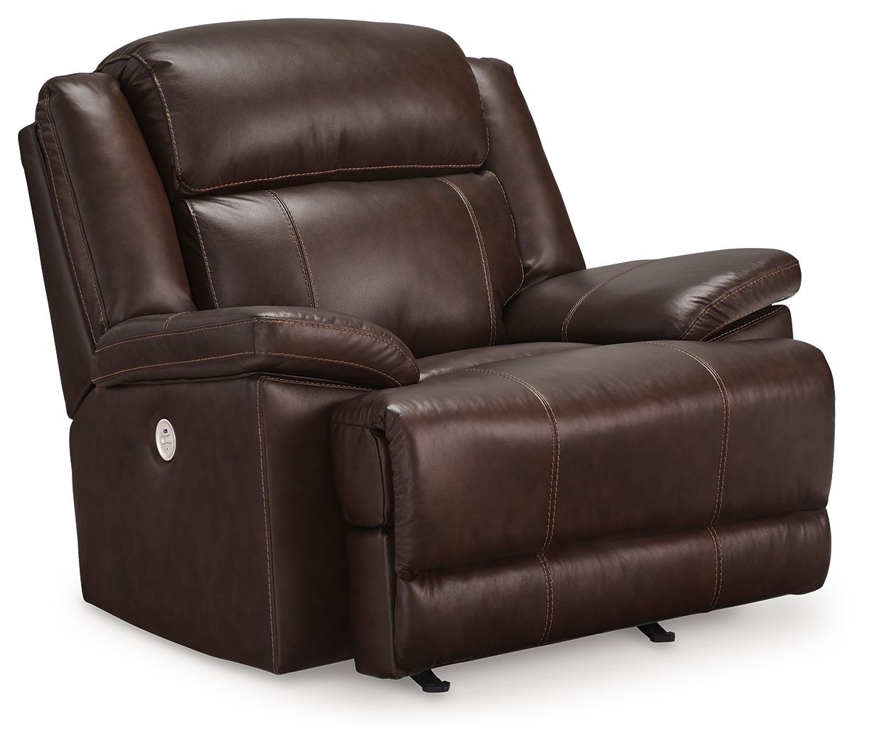 Vonkurt - Power Rocker Recliner - Dark Brown