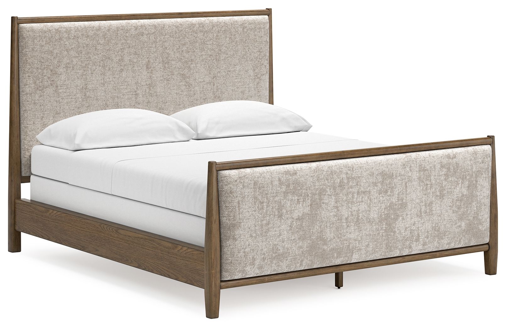 Roanhowe - California King Upholstered Bed - Brown