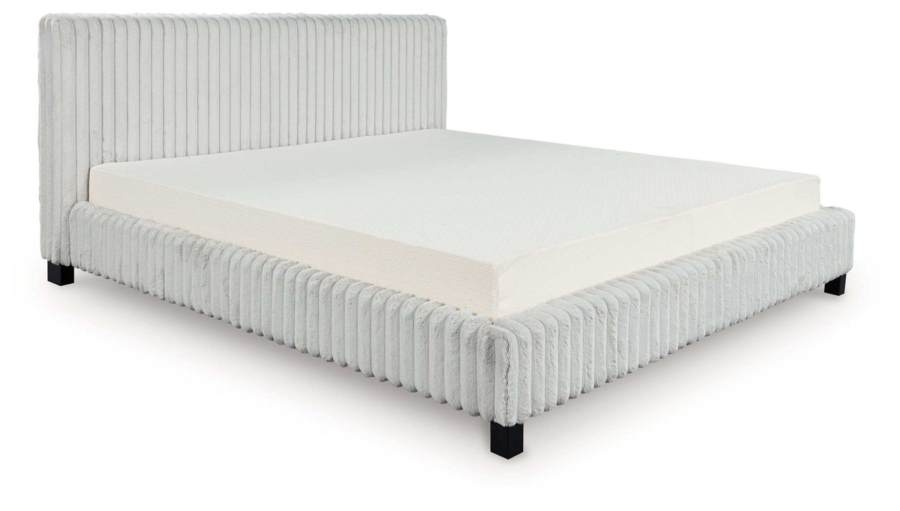 Birmonton - California King Upholstered Bed - White