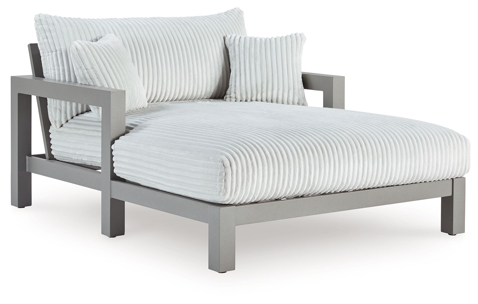 Moonlight View - Chaise Lounge With Cushion - Gray