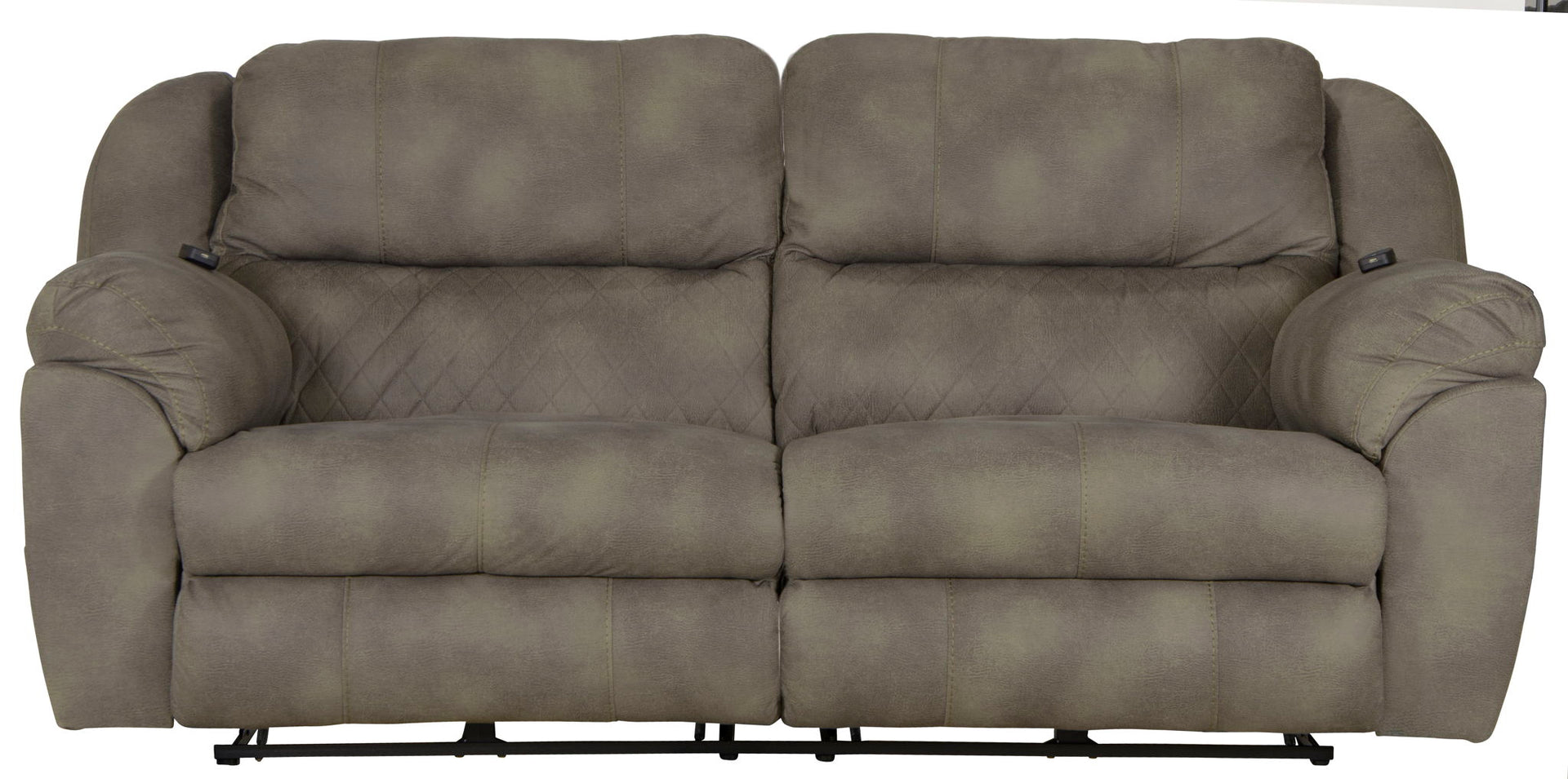Flynn - Lay Flat Power Reclining Sofa with Adjustable Headrest & Lumbar and Dual Heat & Massage - Fig