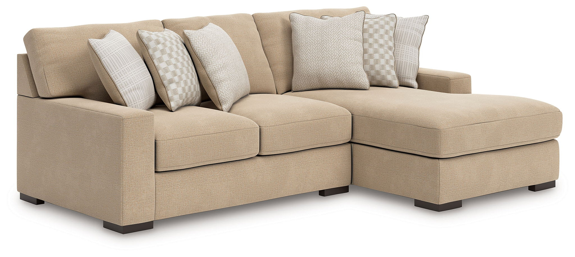 Larce - 2-Piece Sectional With Raf Corner Chaise - Dune