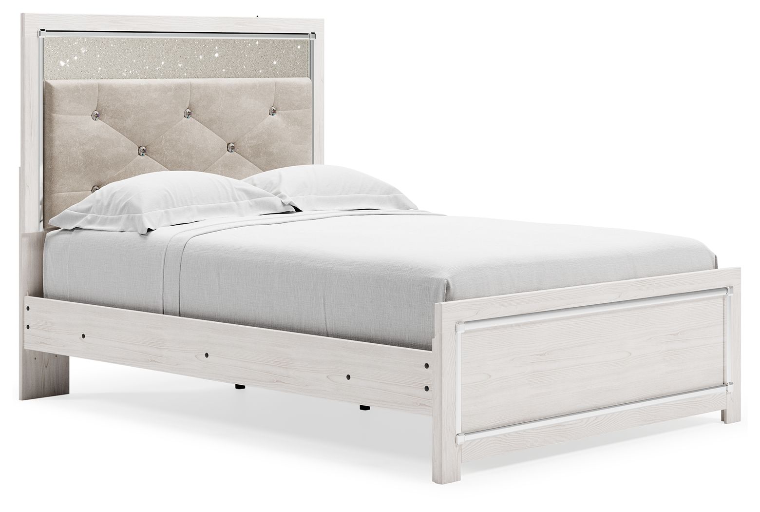 Altyra - Full Panel Bed - White