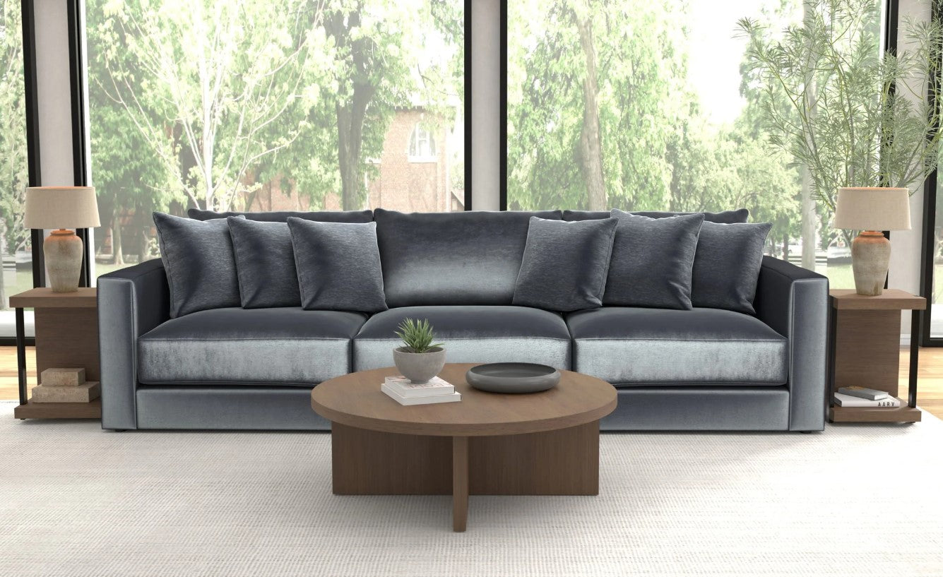 Remington Slate 3 Piece Sectional Sofa