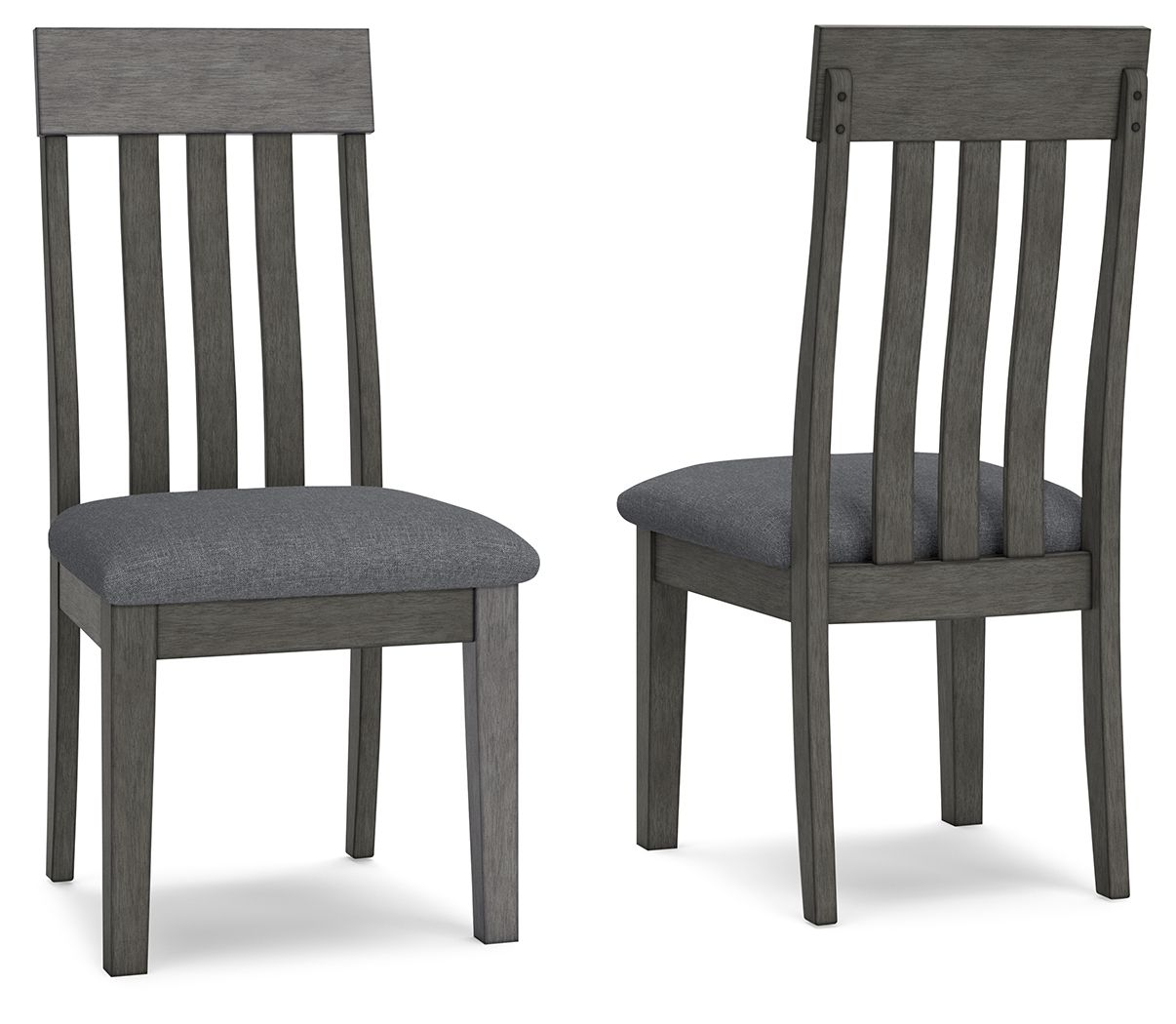 Hallanden - Dining Upholstered Side Chair - Black / Gray