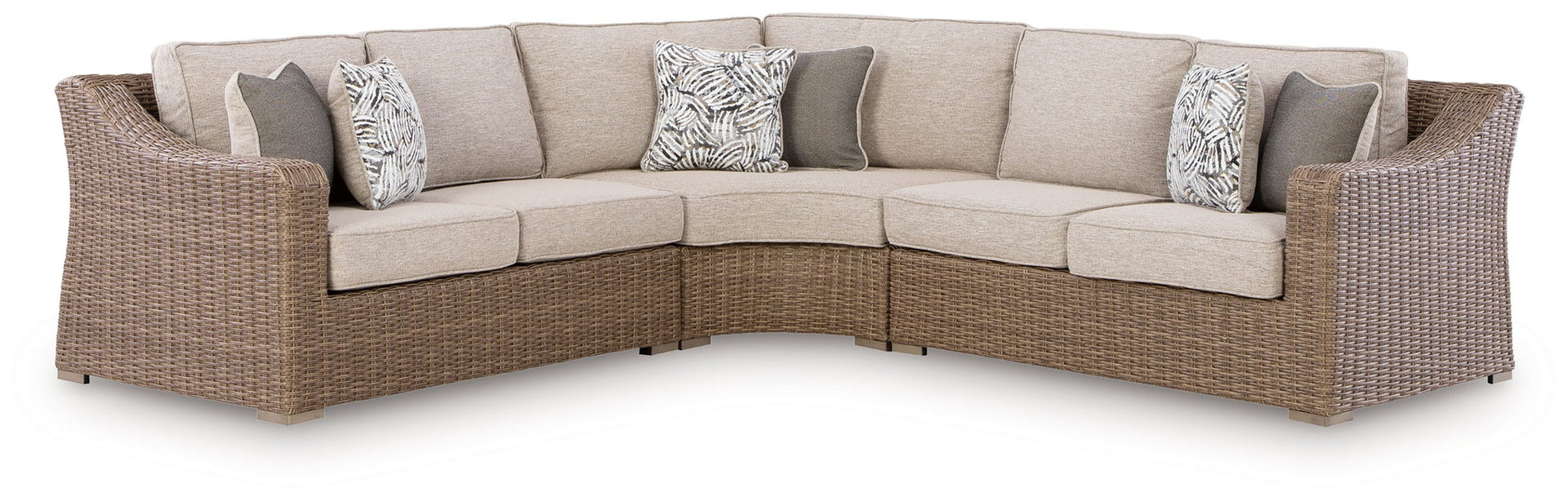 Revare Beach - 3-Piece Outdoor Sectional - Beige