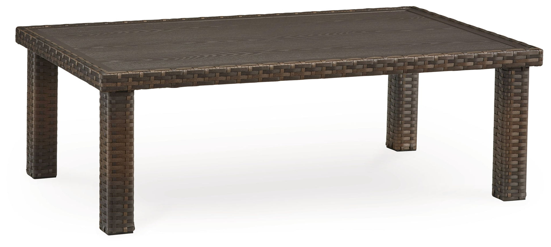 Wellingtons Peak - Rectangular Cocktail Table - Dark Brown