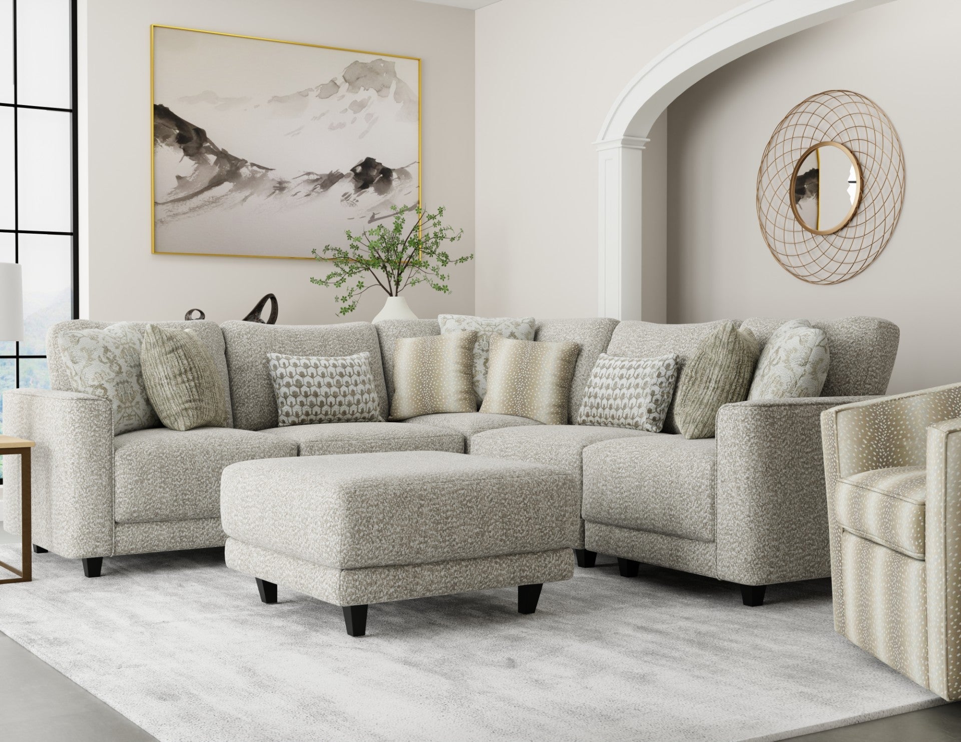 Tatum Driftwood 5-Piece Modular Sectional