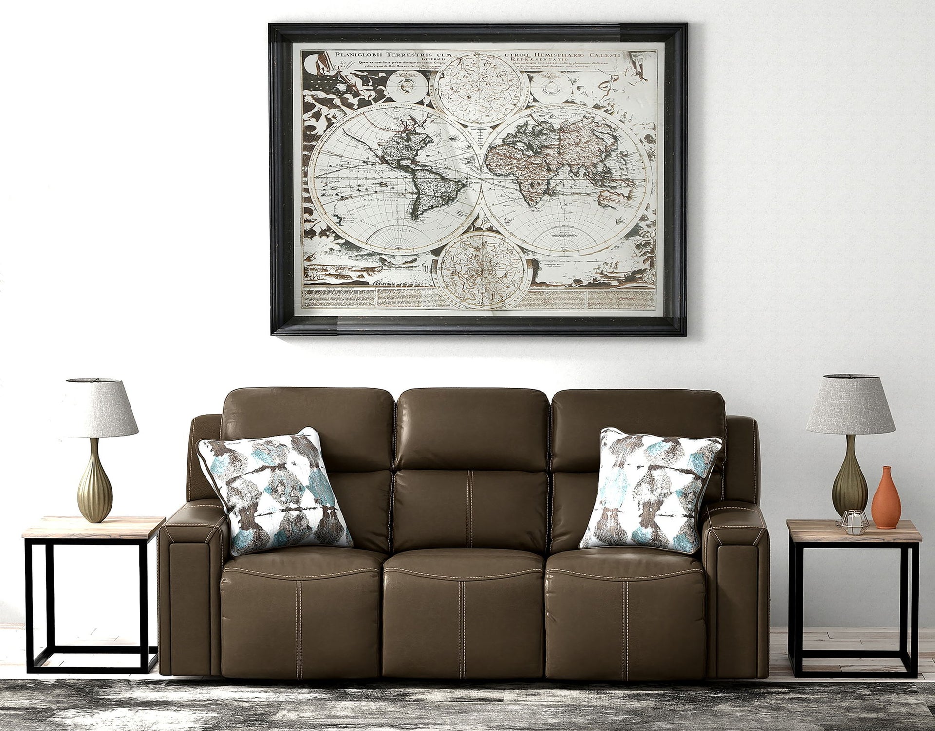 Arezzo - Power Headrest Power Reclining Sofa With Zero Gravity/Extended Ottoman