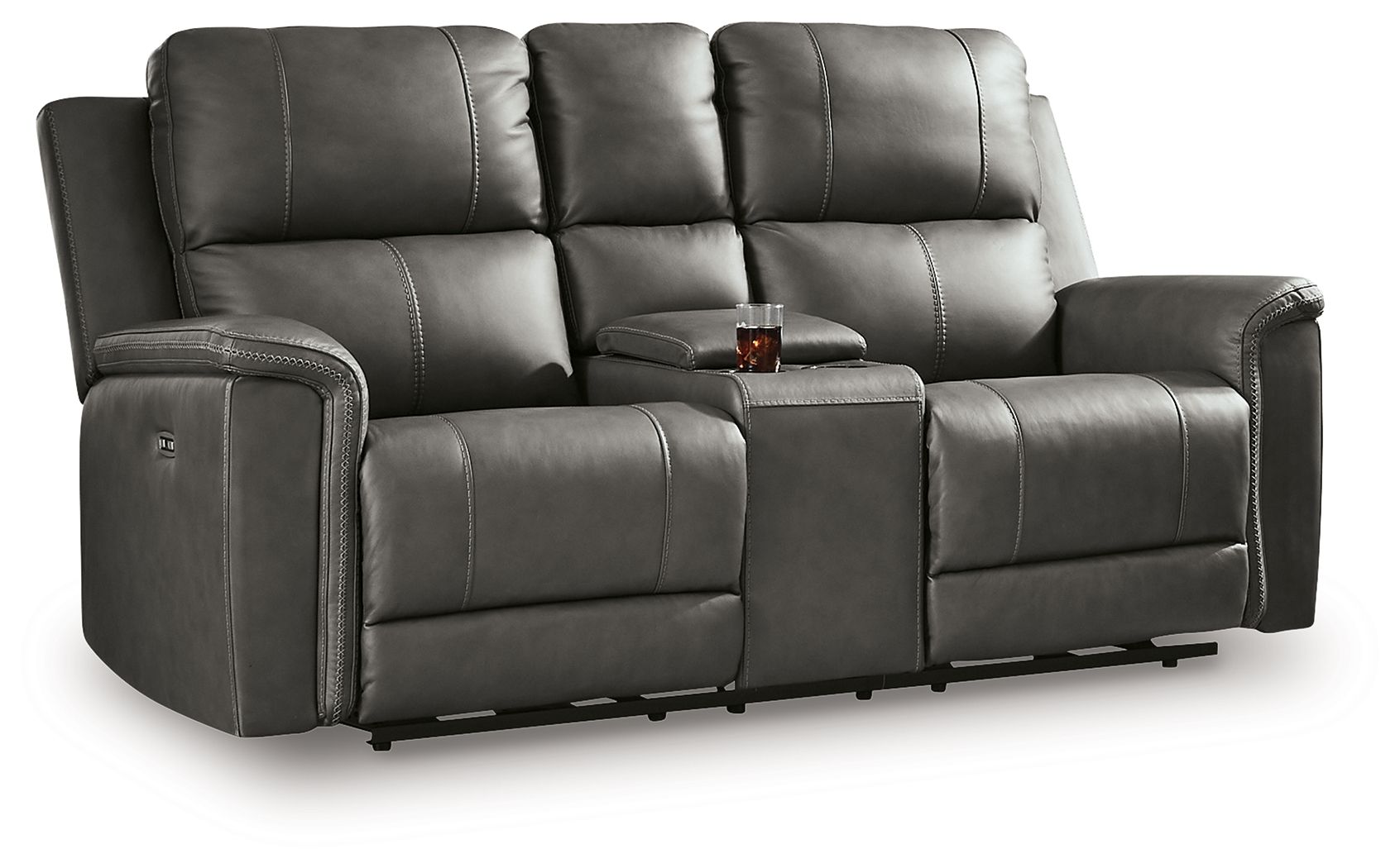 Regency Beryton - Power Reclining Loveseat With Console / Adjustable Headrest
