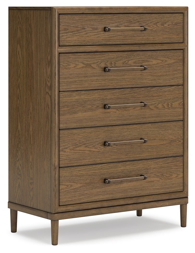 Roanhowe - Five Drawer Chest - Brown