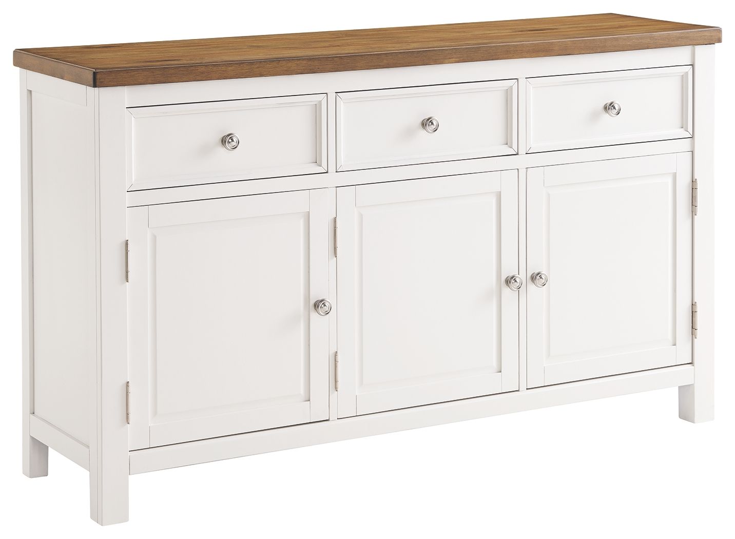 Westconi - Dining Room Server - White / Brown