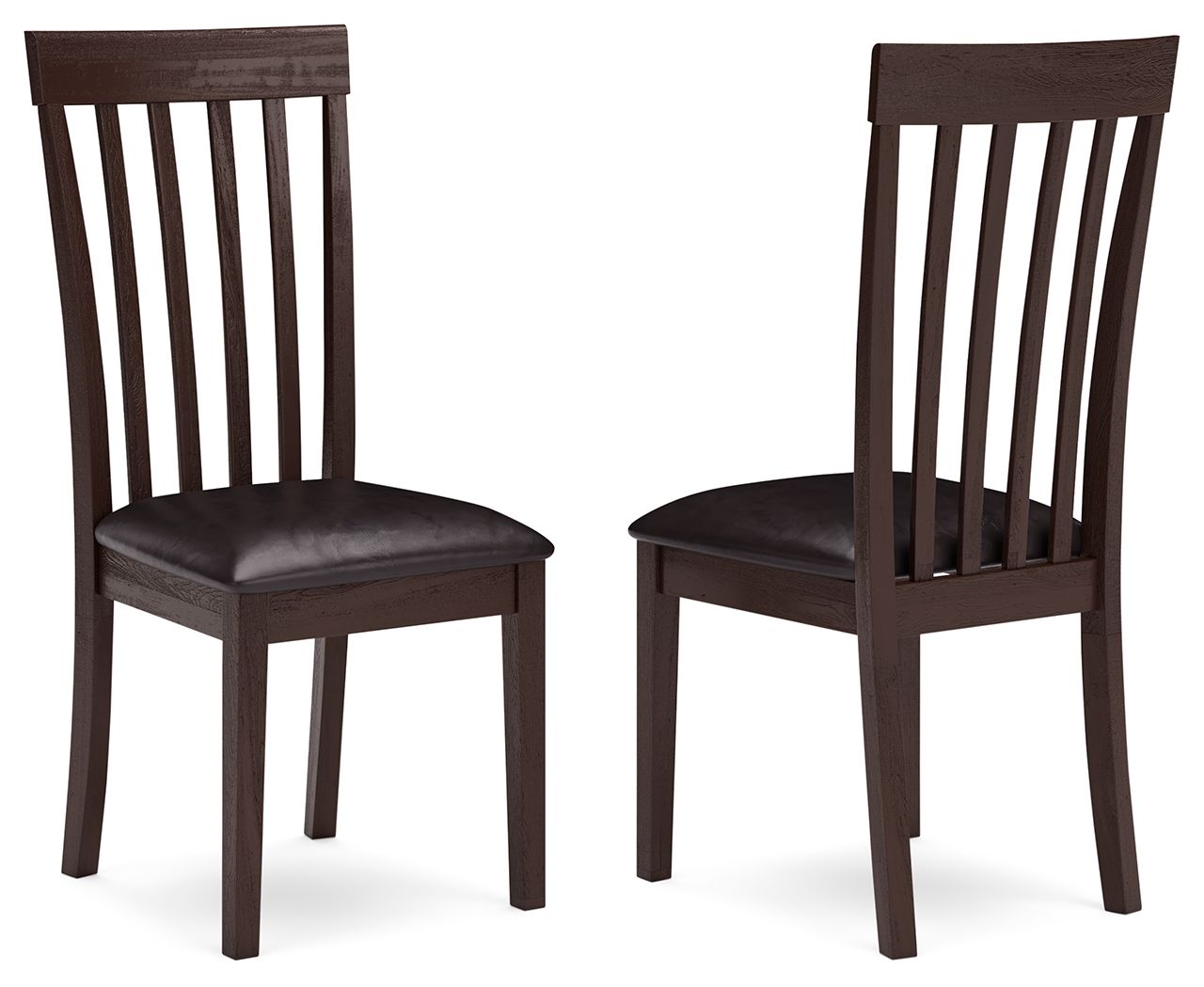 Hammis - Dining Upholstered Side Chair - Dark Brown