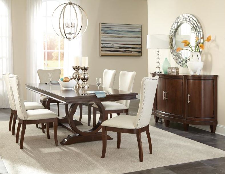 Oratoria Dining Table with 4 Dining Chairs