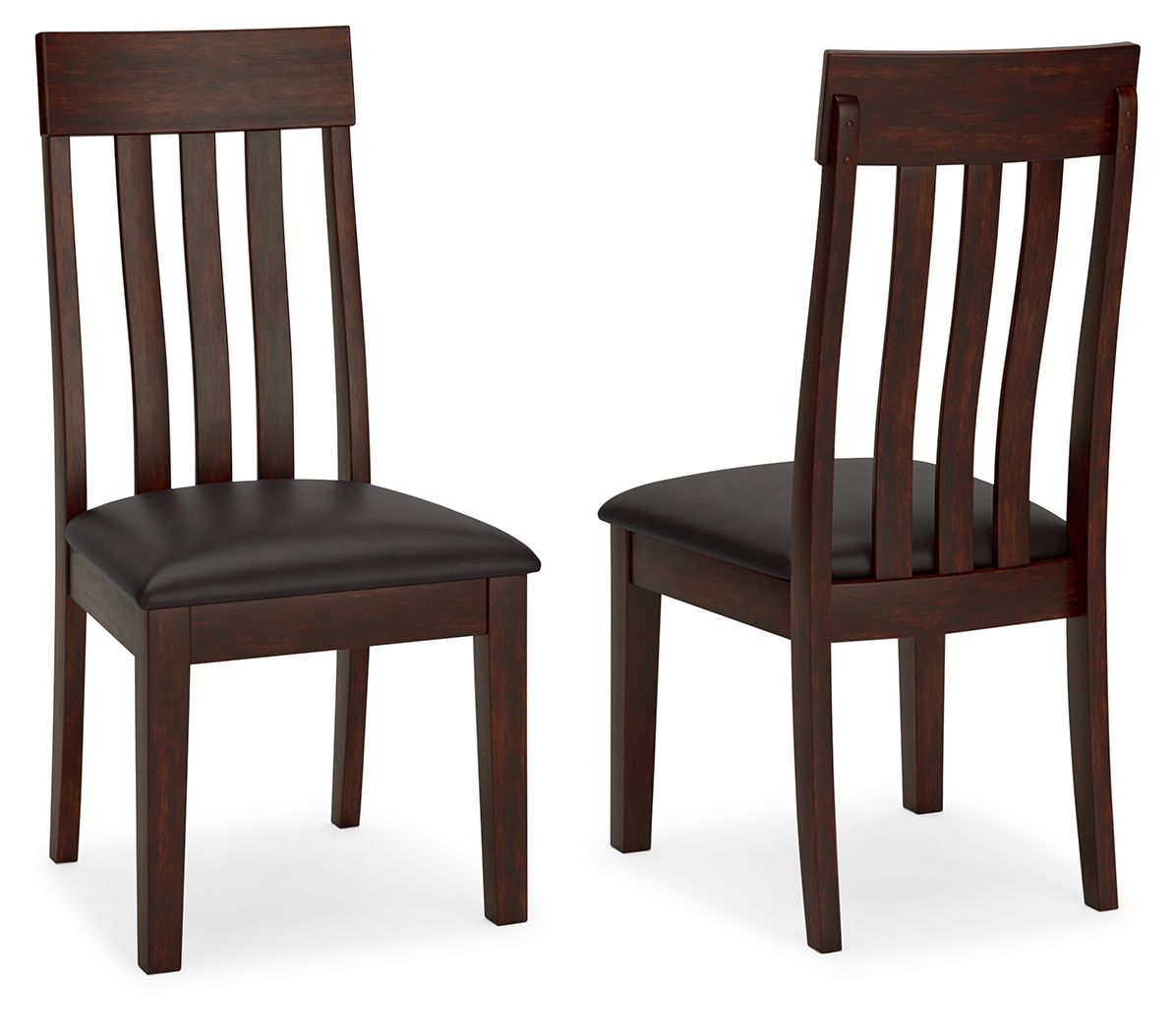 Haddigan - Dining Upholstered Side Chair - Dark Brown