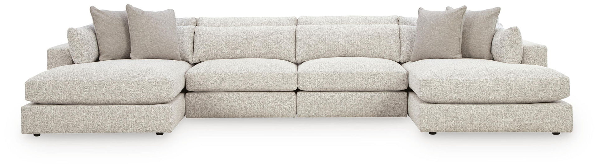 Stonecroft Manor - 4-Piece Double Chaise Sectional - Snowstone