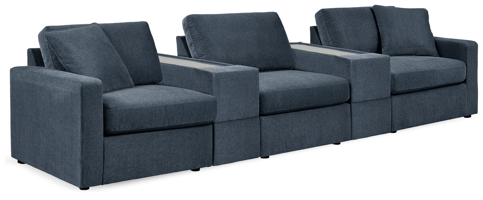 Modmax - 5-Piece Sectional With 2 Storage Consoles - Ink