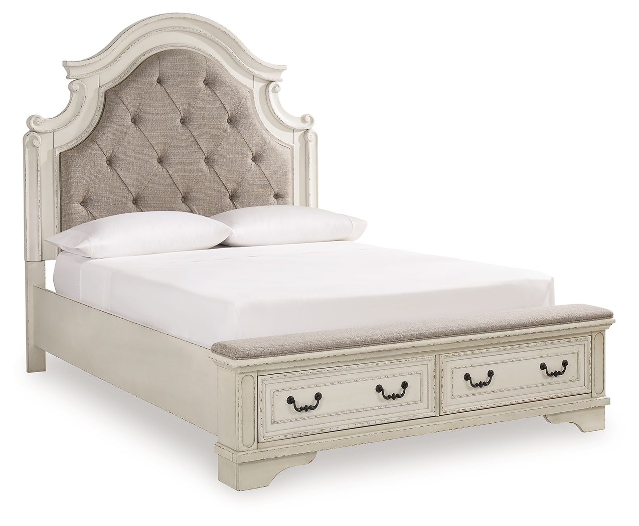 Realyn - Queen Upholstered Bed - Two-tone