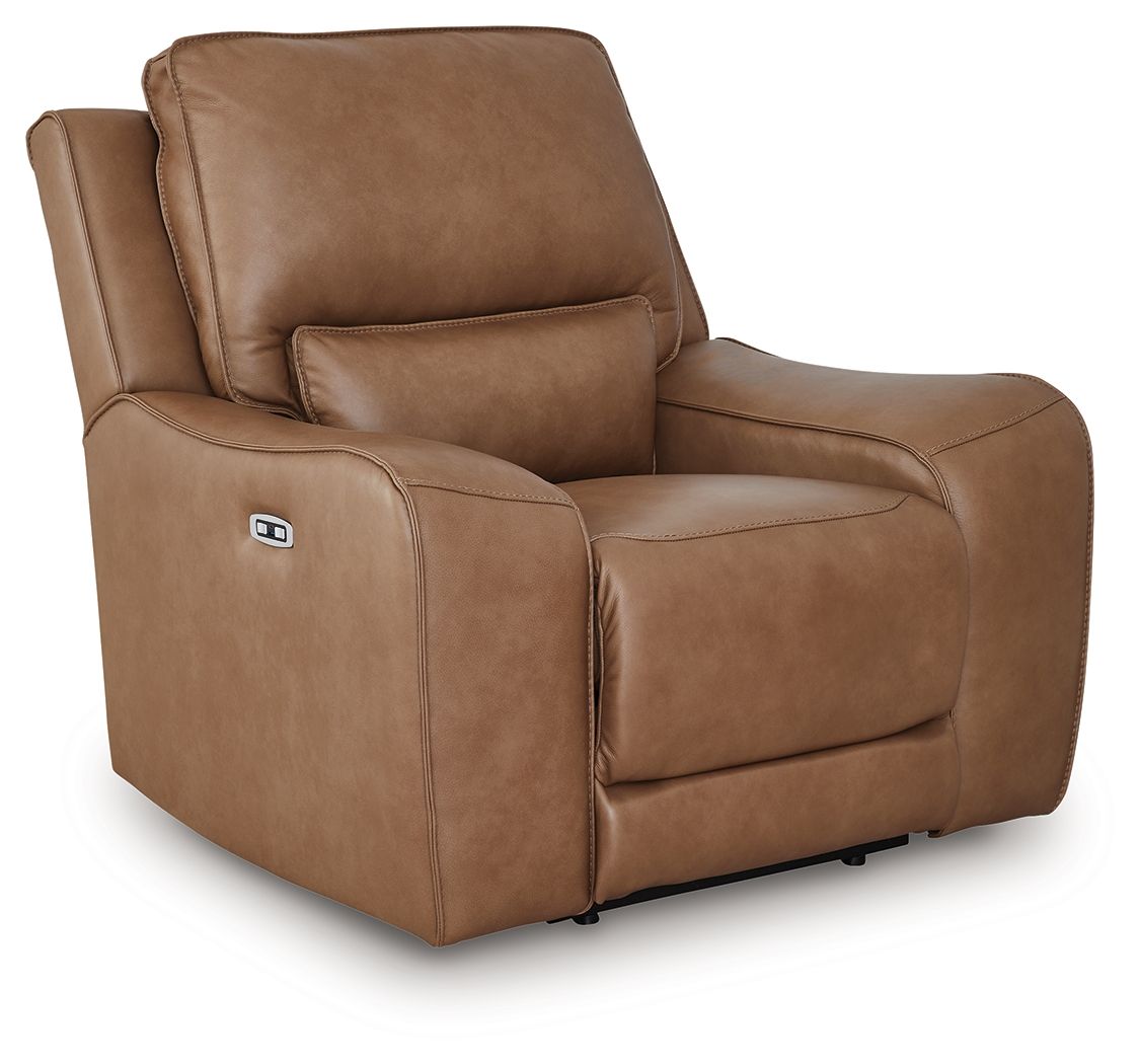 Silverbrooke - Power Recliner / Adjustable Headrest - Caramel