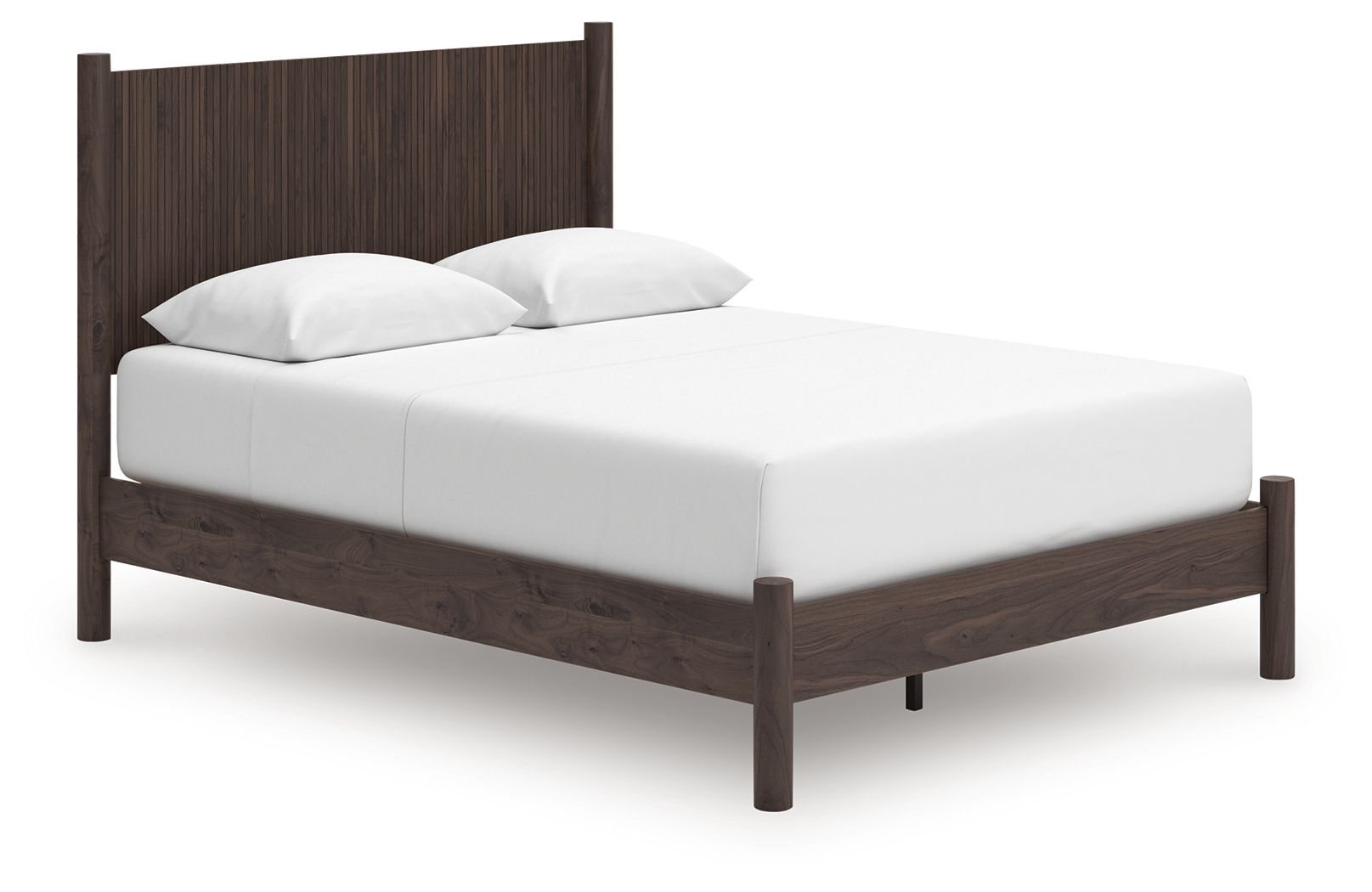 Cadmori - Queen Panel Platform Bed - Brown