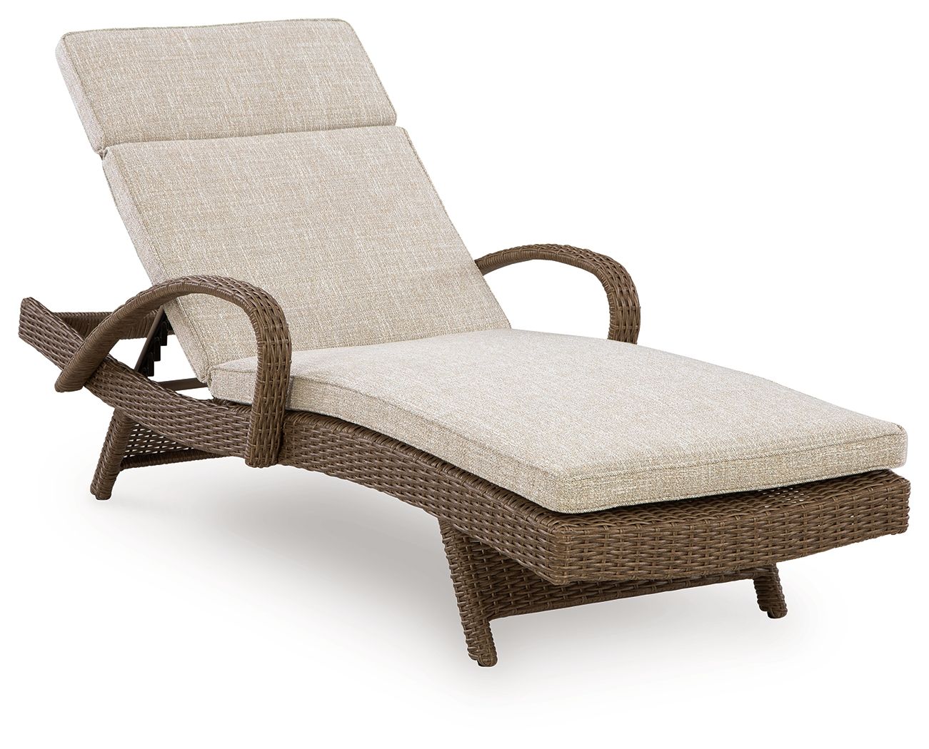 Revare Beach - Chaise Lounge With Cushion - Beige