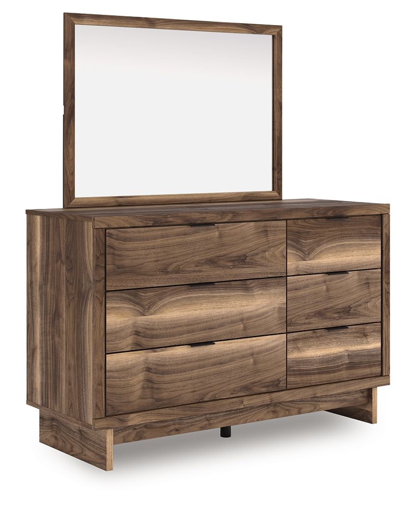 Zadilyn - Dresser And Mirror - Brown