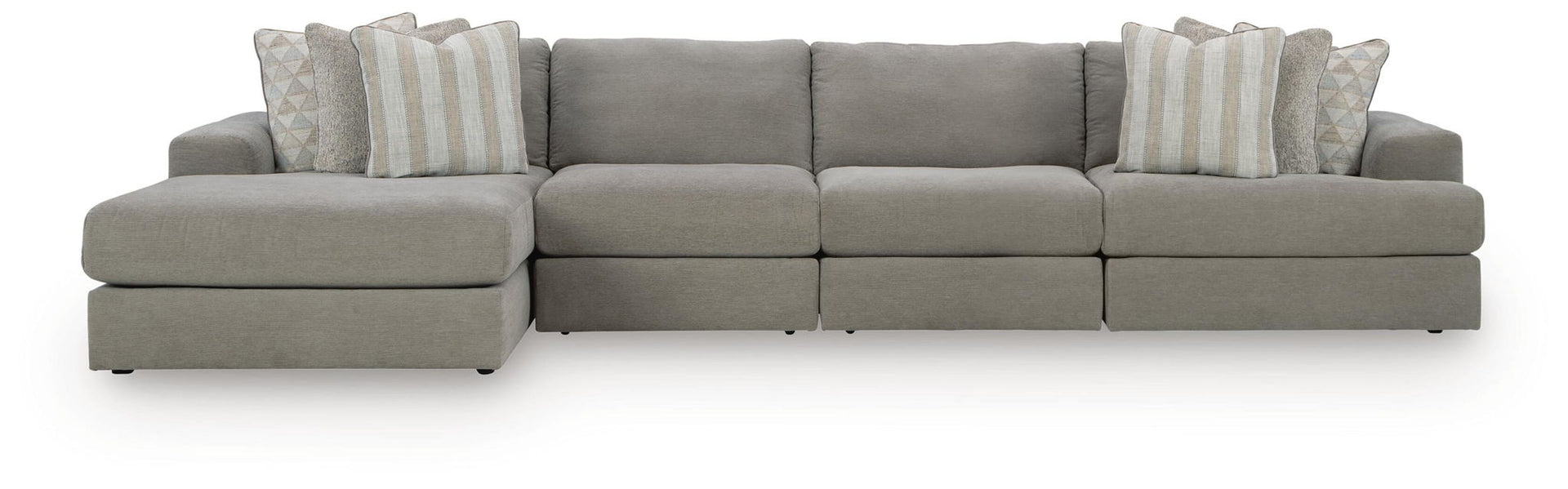 Avaliyah - 4-Piece Sectional With Laf Corner Chaise - Ash