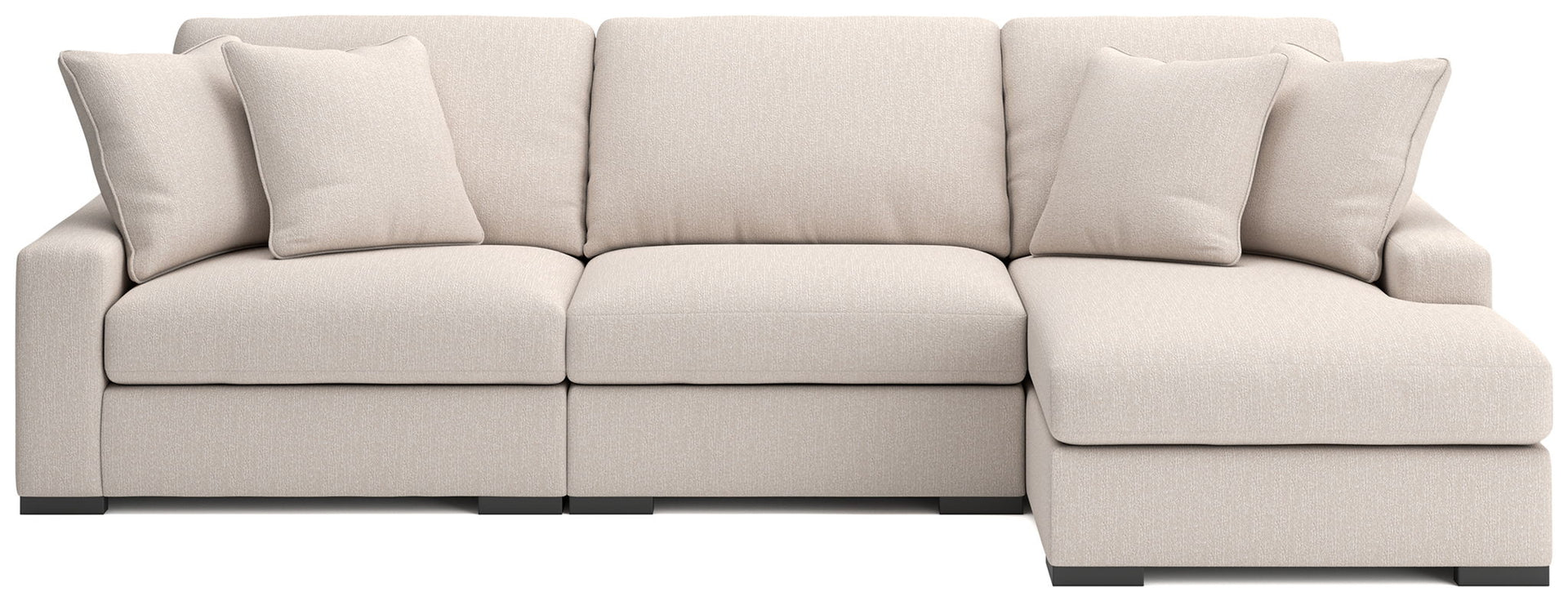 Calden - 3-Piece Sectional With RAF Corner Chaise - Oyster