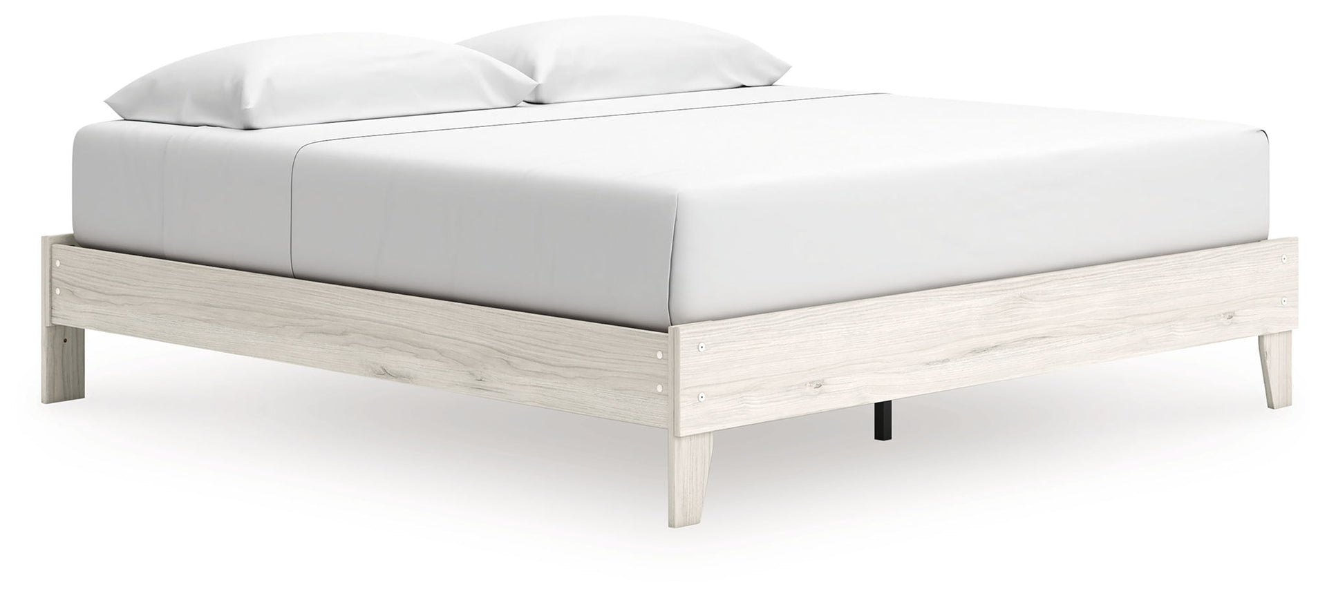 Socalle - King Platform Bed - Light Natural