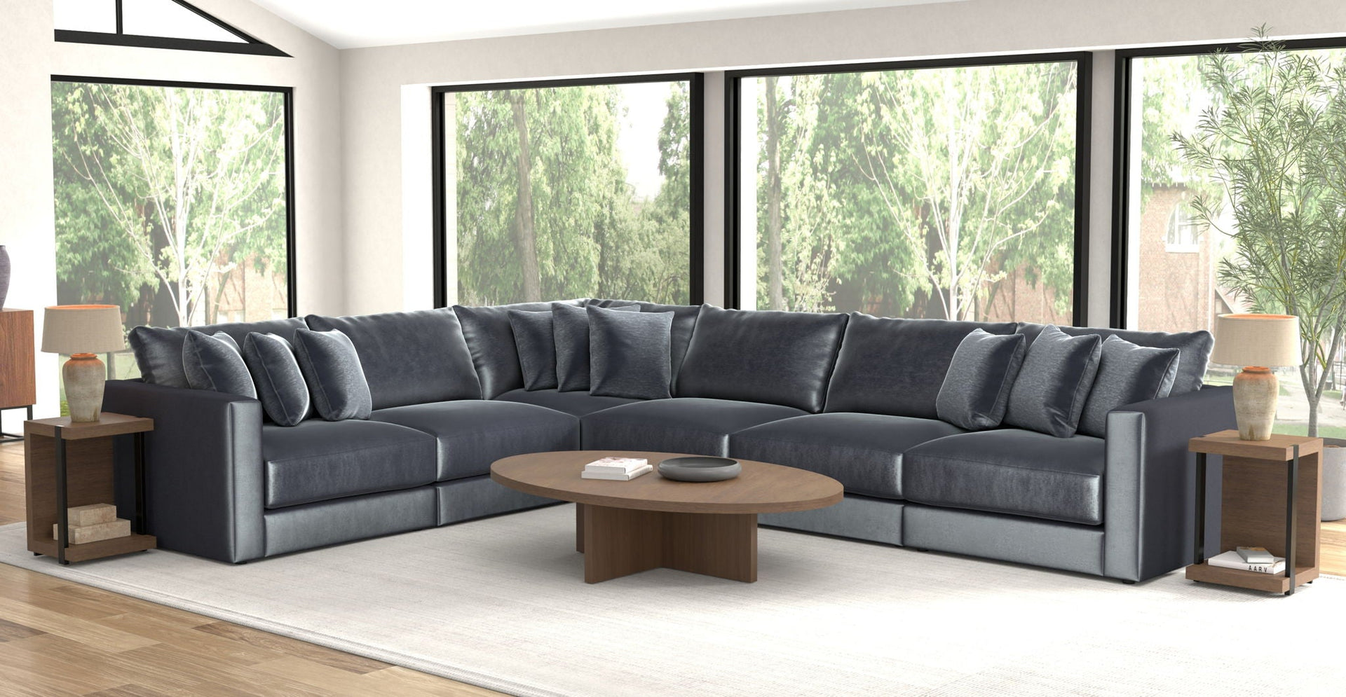 Remington Slate 6 Piece Sectional