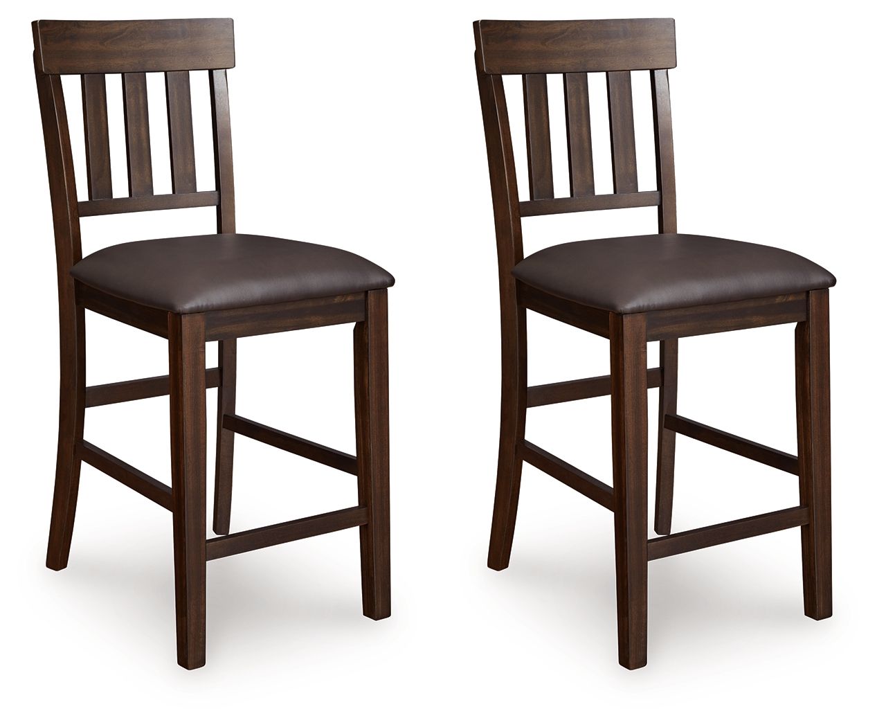 Haddigan - Upholstered Barstool - Dark Brown