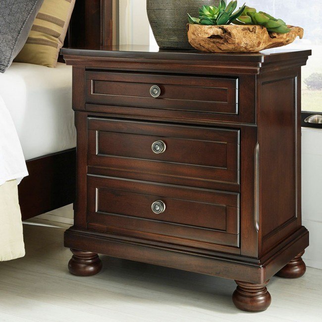 Porter Two Drawer Night Stand