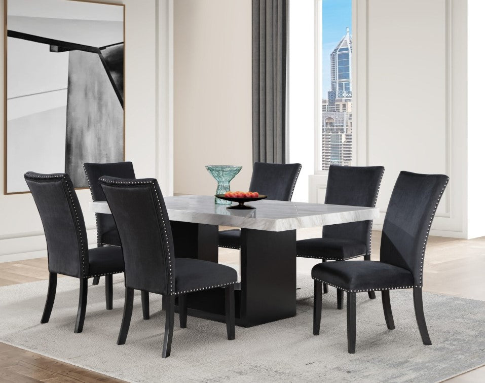 Daisy Dining Table with 6 Side Chairs