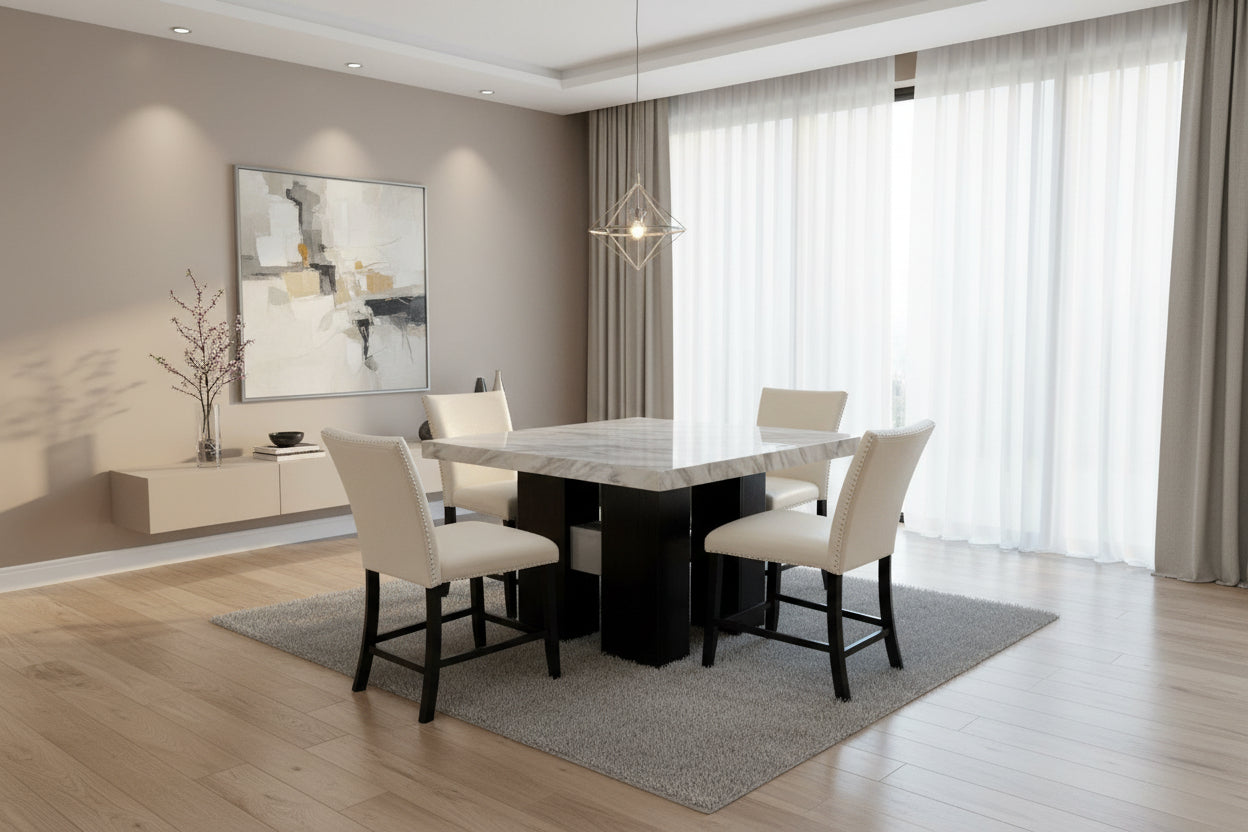 Darla Dining Table with 4 Chairs