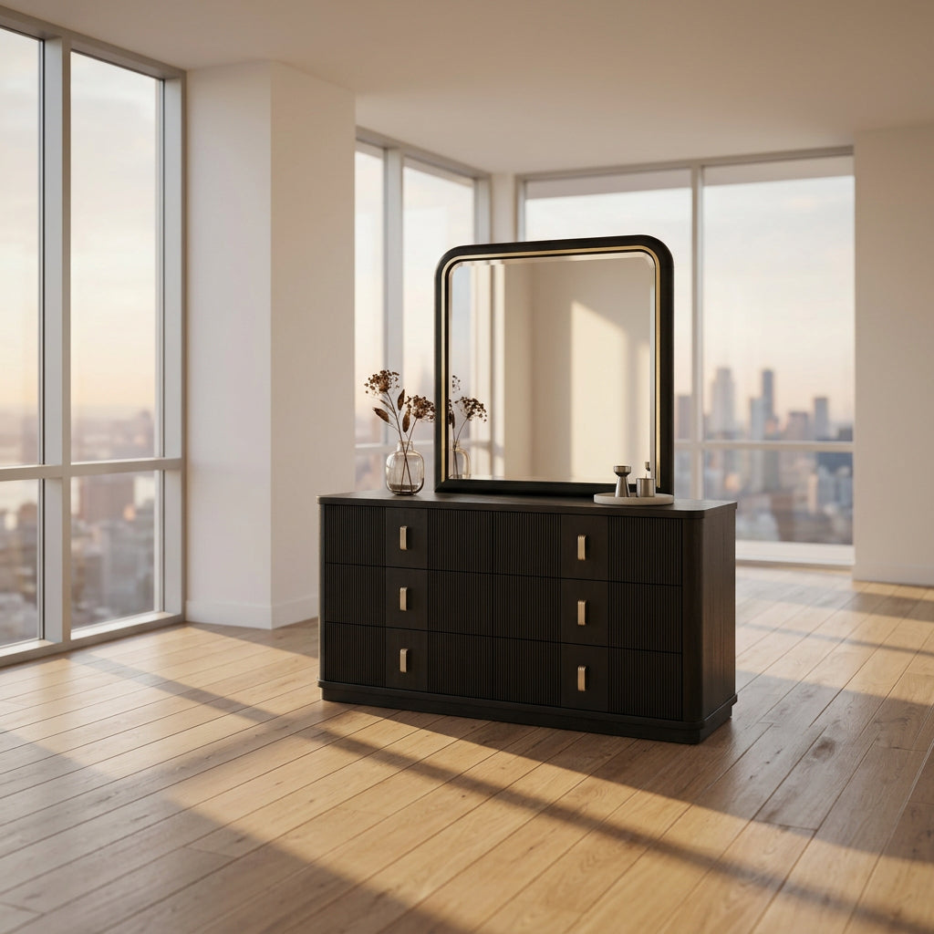 Treviso Dresser and Mirror
