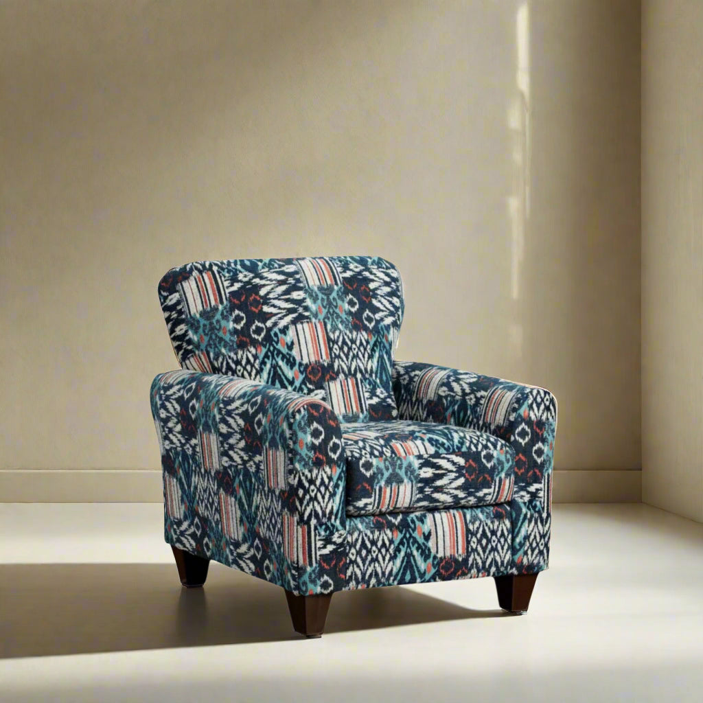 Allure Navy Accent Chair
