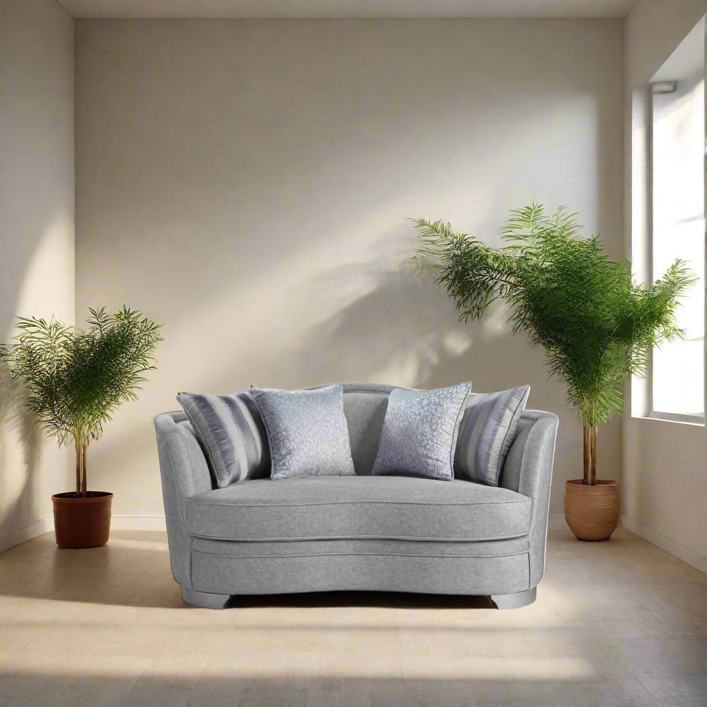 Allure Silver Loveseat