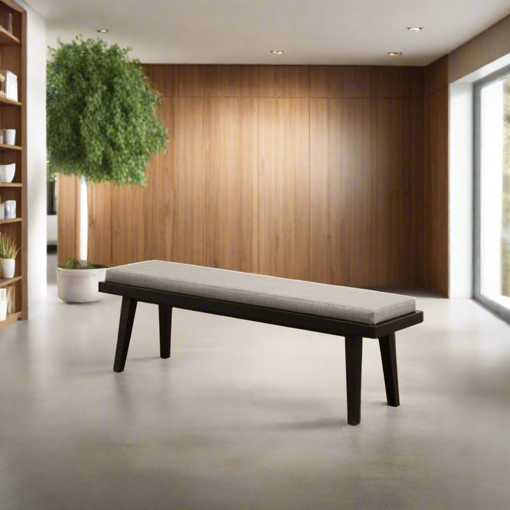 Ashen Echo Dining Bench
