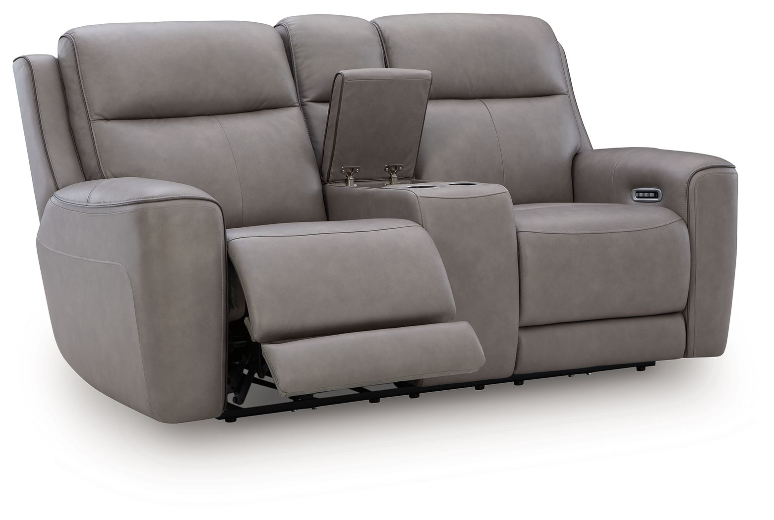 5Z-Relaxation - Power Reclining Loveseat with Console / Adj Headrest - Coin