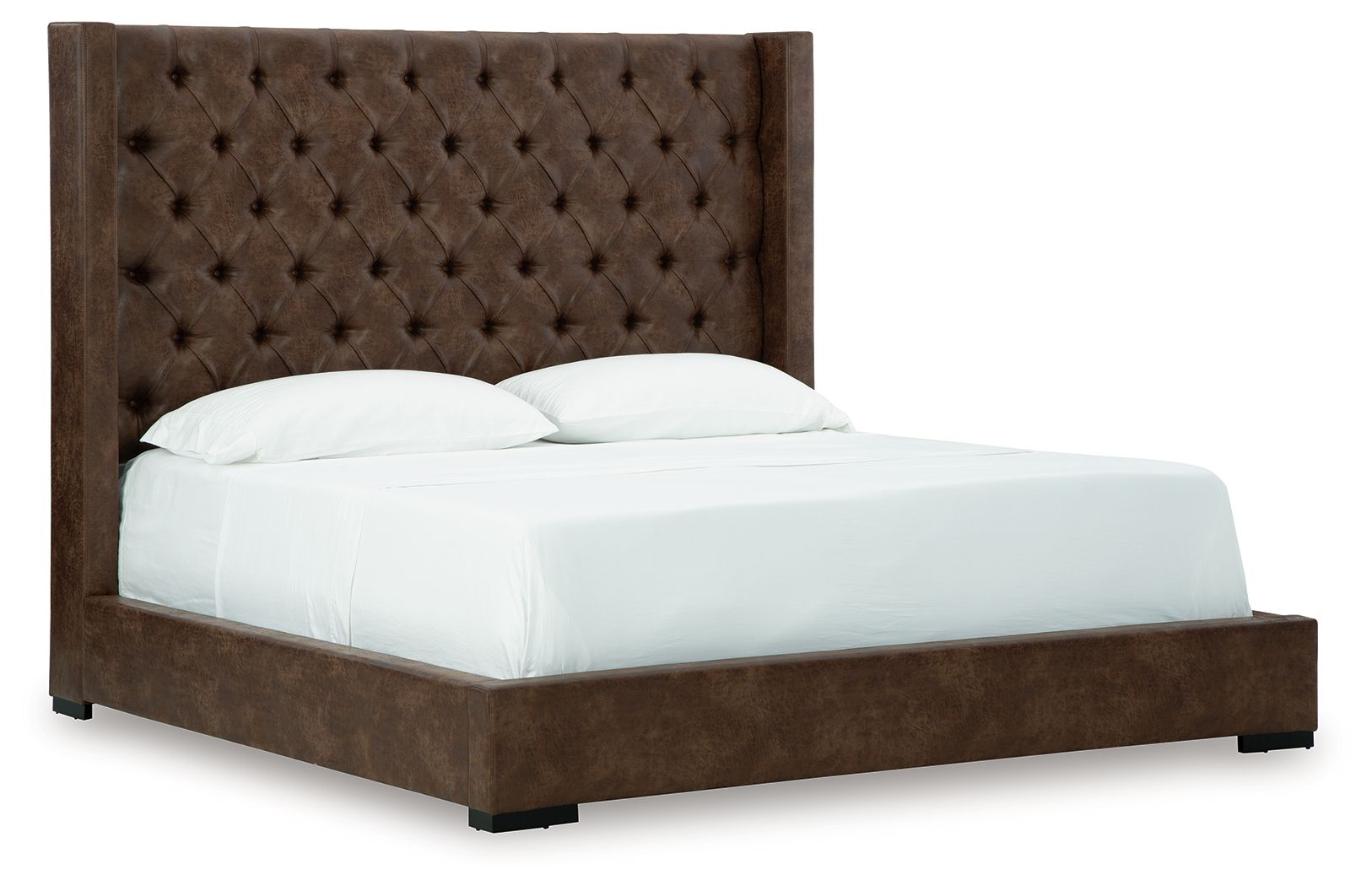 Steenlage - California King Upholstered Bed - Brown