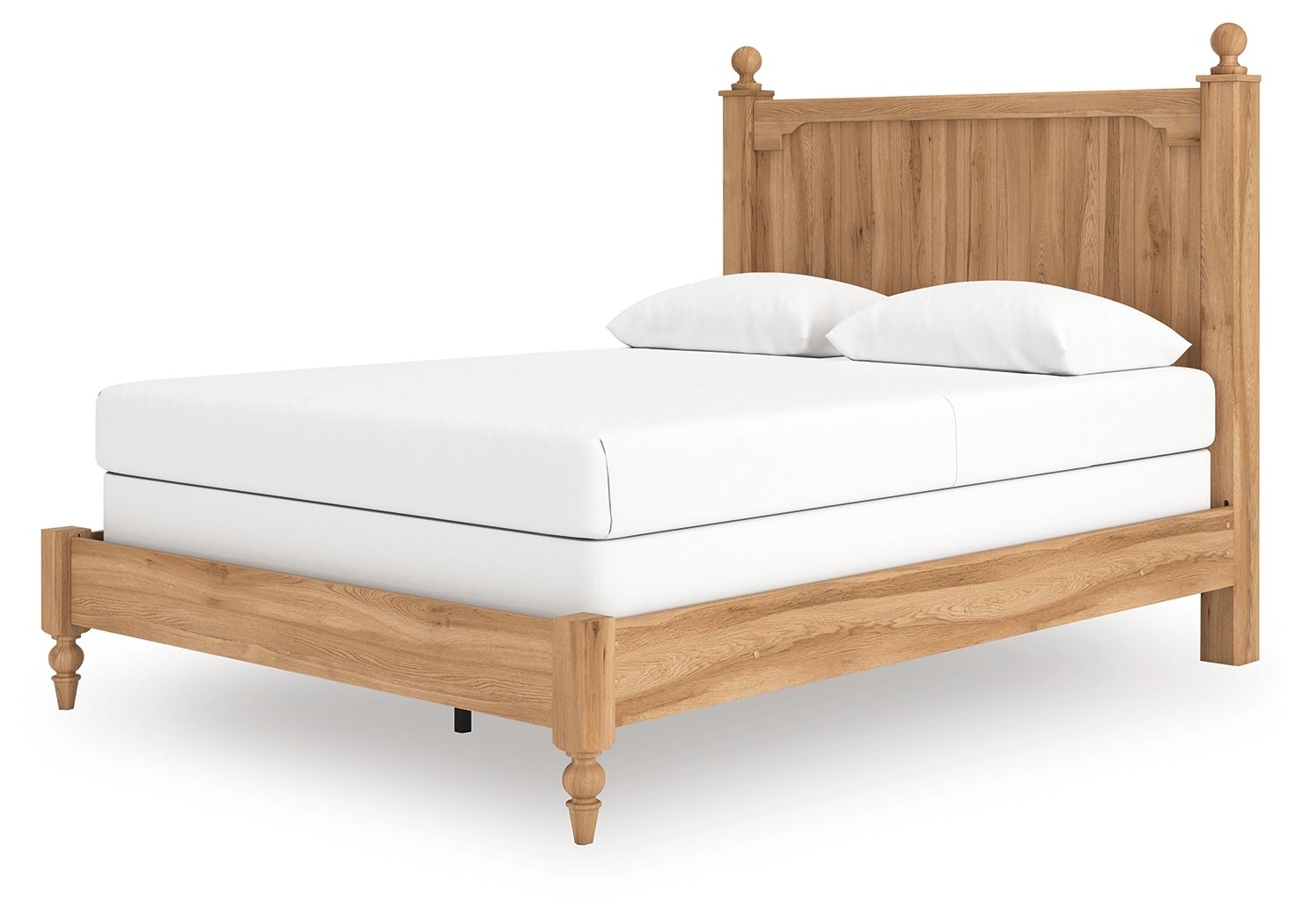 Galletyn - Queen Panel Bed - Warm Brown