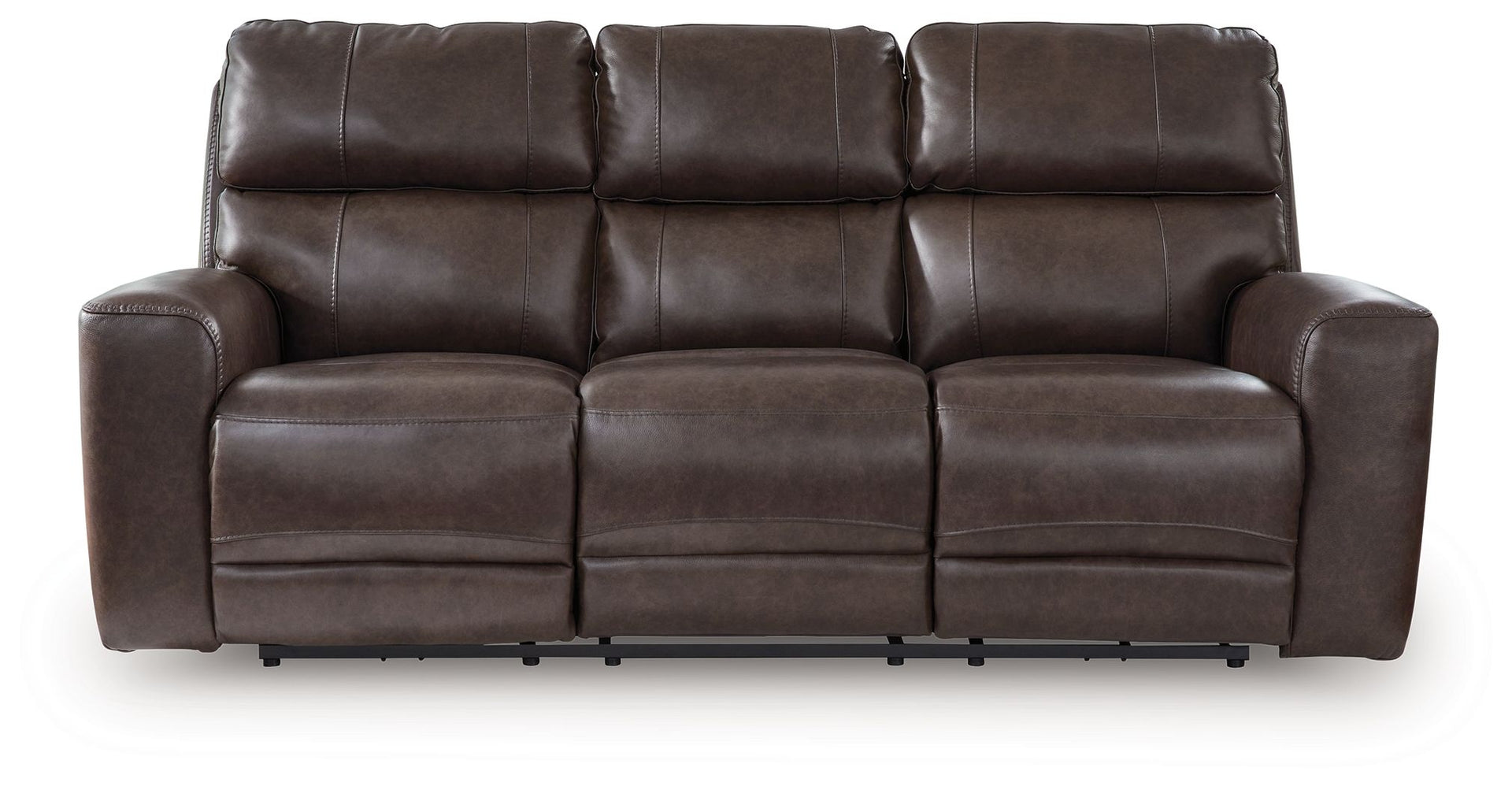 Beadel - Power Reclining Sofa With Adjustable Headrest - Smoke