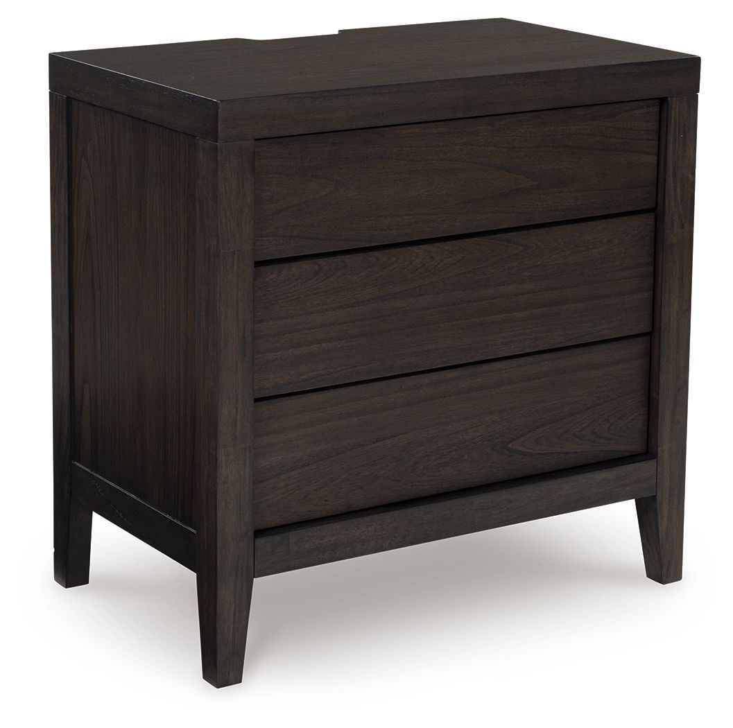 Westonfort - Three Drawer Night Stand - Espresso