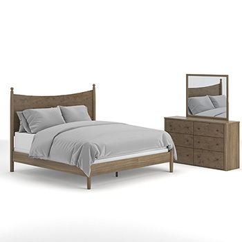Linden Row - Bedroom Mirror - Auburn