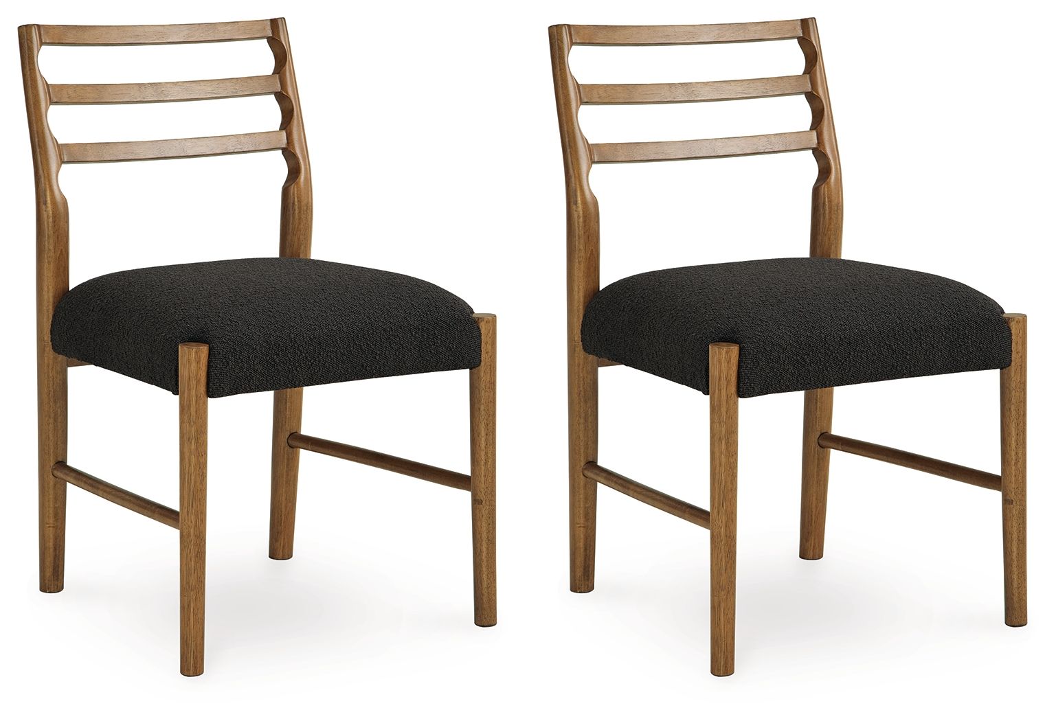 Steenlage - Dining Upholstered Side Chair - Black / Brown