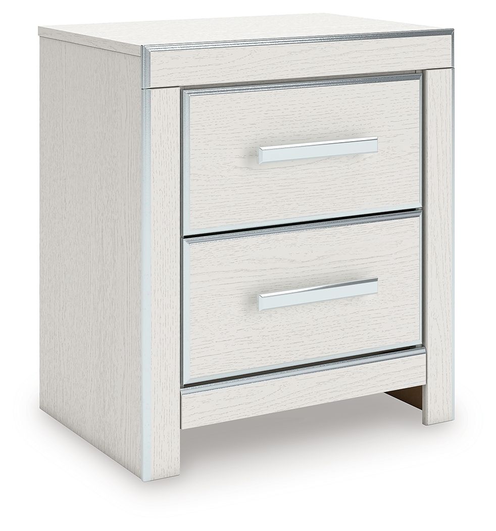Birmonton - Two Drawer Night Stand - White