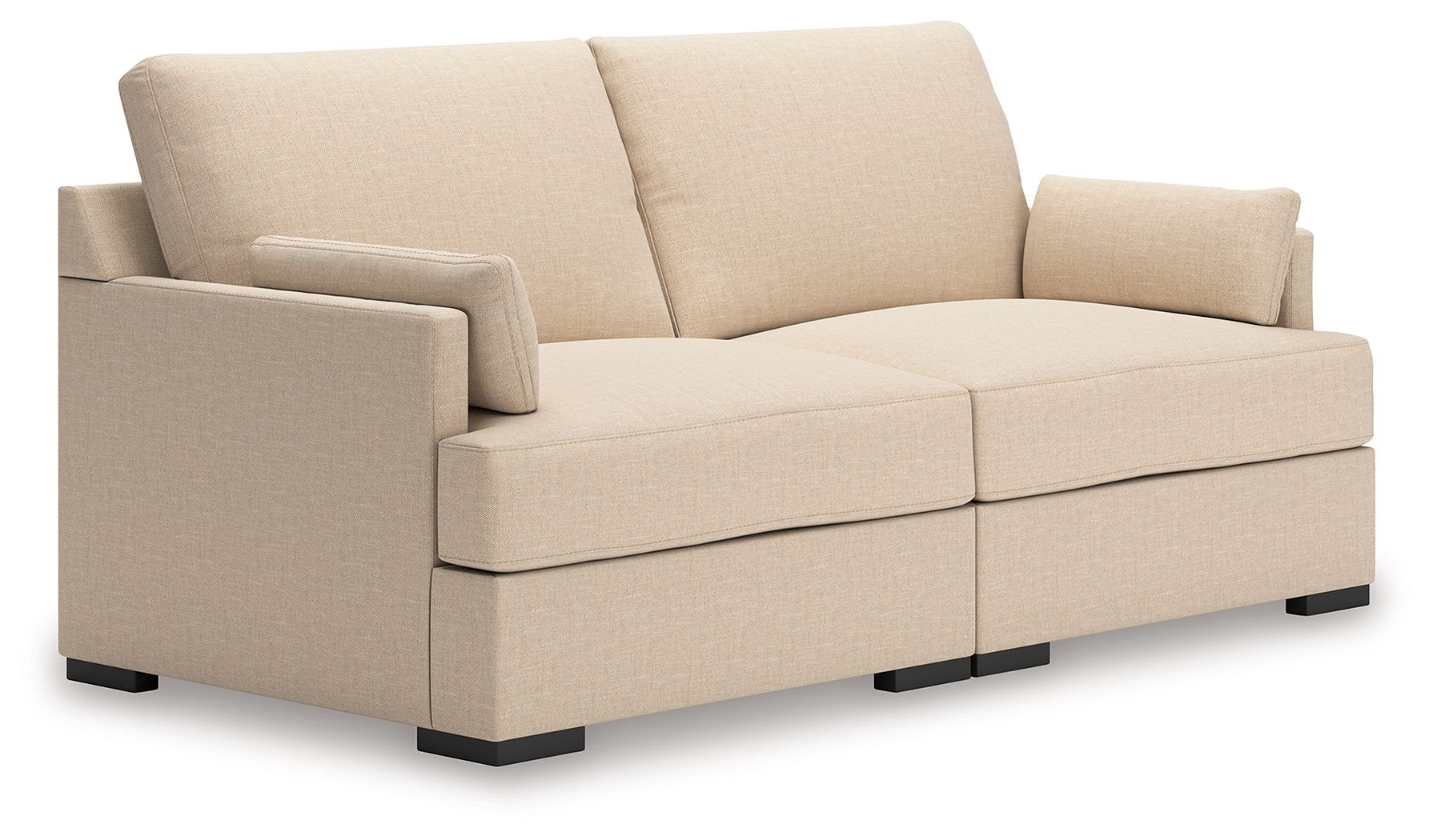 Regality - 2-Piece Sectional Loveseat - Twill