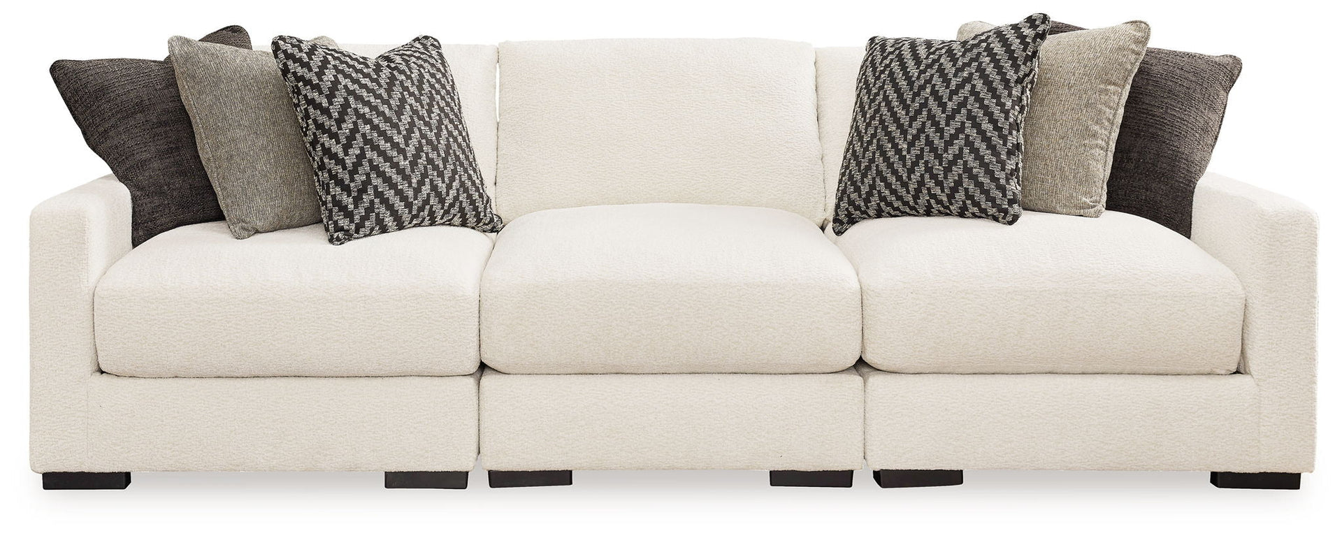 Elissa Court - 3-Piece Sectional Sofa - Vanilla