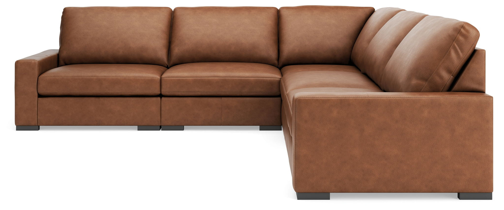 Calden - 5-Piece Sectional - Caramel